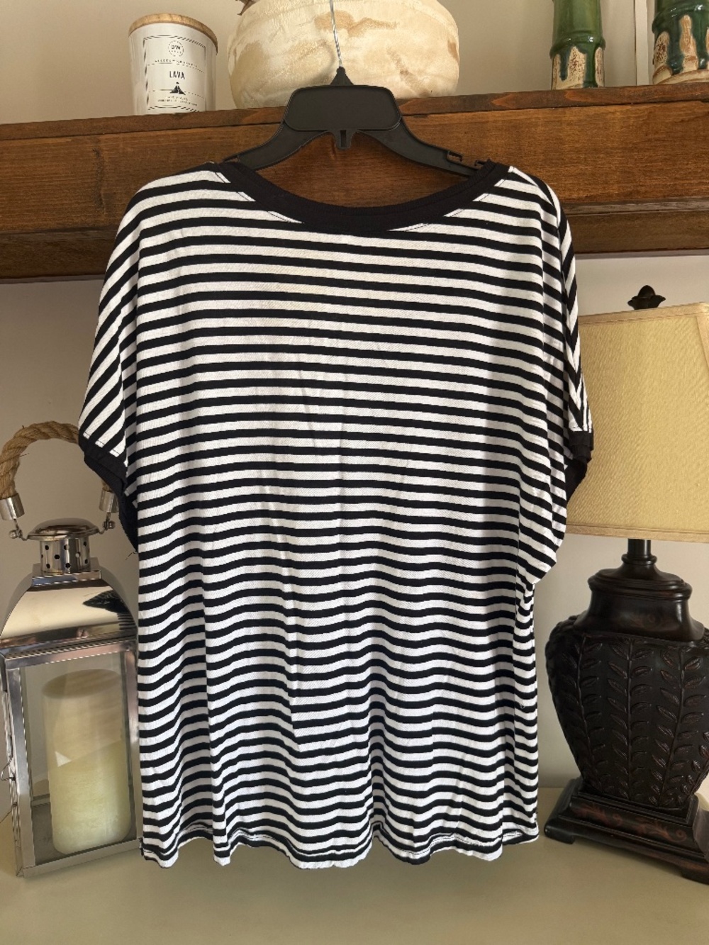 Z Supply Striped Short Sleeve Top - Picture 2 of 3
